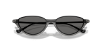 แว่นกันแดด Emporio Armani EA4288U-650187 Shiny Transparent Grey Grey แว่นกันแดด Emporio Armani EA4288U-650187 close-up ด้านหน้า