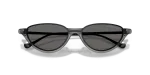 แว่นกันแดด Emporio Armani EA4288U-650187 Shiny Transparent Grey Grey แว่นกันแดด Emporio Armani EA4288U-650187 close-up ด้านหน้า