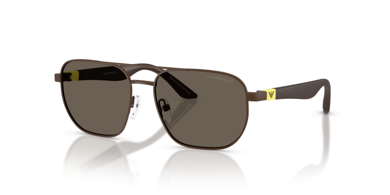 Emporio Armani EK2003 3434/3 แว่นกันแดดสีน้ำตาลด้าน สำหรับผู้ชาย