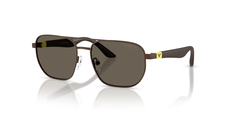Emporio Armani EK2003 3434/3 แว่นกันแดดสีน้ำตาลด้าน สำหรับผู้ชาย