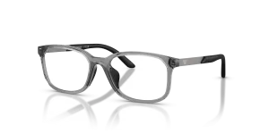 แว่นสายตา Emporio Armani EK3008U-6491 มุมเฉียง สีเทาโปร่งใสประกาย สำหรับเด็กผู้ชาย