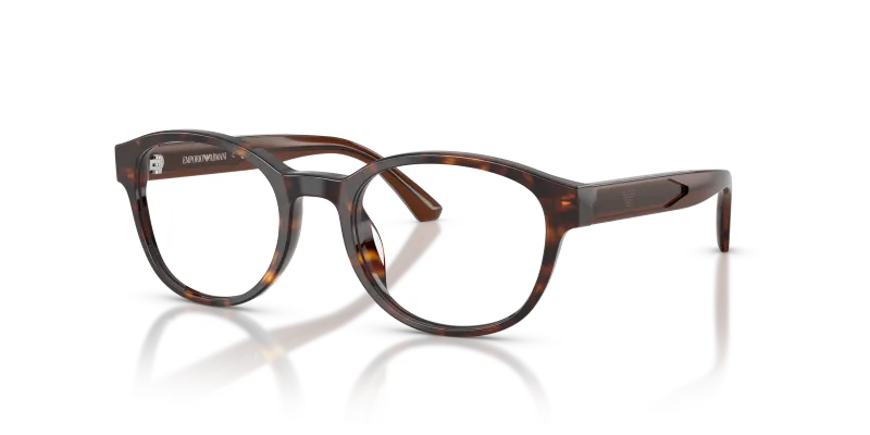 แว่นสายตา Emporio Armani EK3012U-5026 มุมเฉียง สีฮาวานาประกาย สำหรับเด็กผู้ชาย