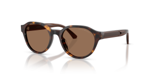 แว่นกันแดด Emporio Armani EK4008U-502673 มุมเฉียง สีฮาวานาประกาย สำหรับเด็กผู้ชาย
