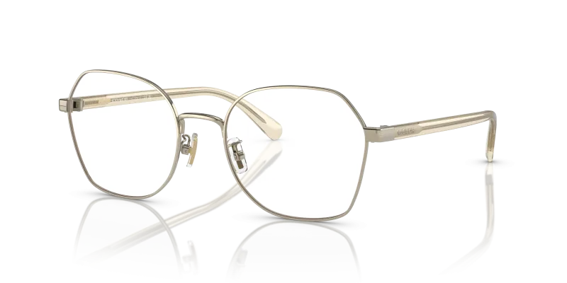 กรอบแว่นสายตา Coach HC5155-9436 Shiny Light Gold Coach HC5155 9436 แว่นสายตาสีทองอ่อนประกาย สำหรับผู้หญิง