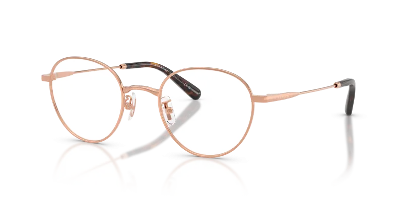 กรอบแว่นสายตา Coach HC5213TD-9407 Shiny Rose Gold แว่นสายตา Coach HC5213TD-9407 ทองชมพูประกาย มุมสามส่วนสี่