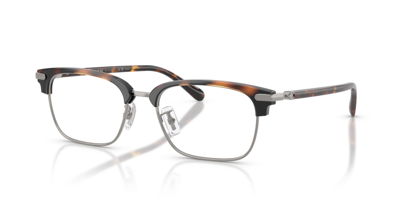 กรอบแว่นสายตา Coach HC5215TD-9494 Gunmetal Dark Tortoise แว่นสายตา Coach HC5215TD-9494 ลายเต่าเข้ม/กันเมทัล มุมสามส่วนสี่