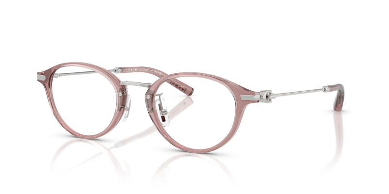 กรอบแว่นสายตา Coach HC6268D-5568 Transparent Purple Coach HC6268D-5568 5568 แว่นสายตาทรงกลมม่วงโปร่งใส สำหรับผู้หญิง