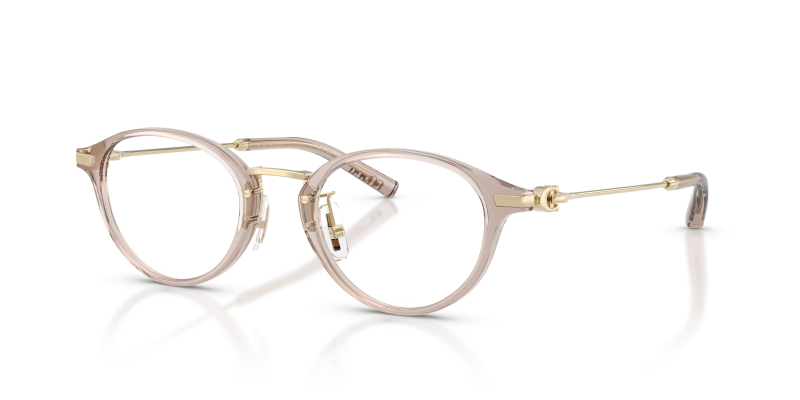 กรอบแว่นสายตา Coach HC6268D-5887 Transparent Khaki แว่นสายตา Coach HC6268D-5887 สีกากีโปร่งใส มุมสามส่วนสี่
