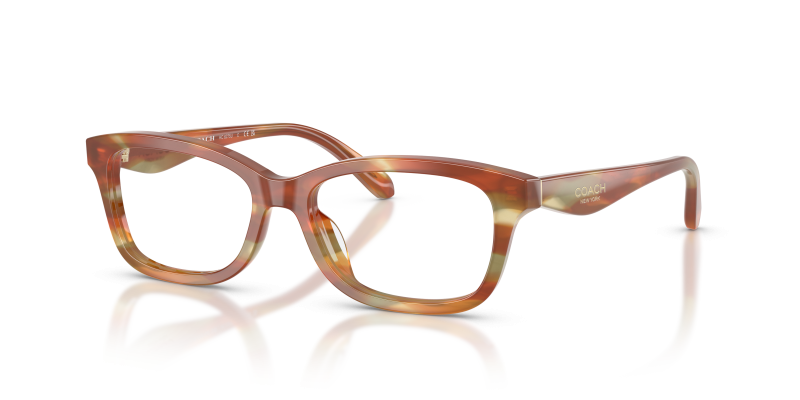 กรอบแว่นสายตา Coach HC6275U-5898 Striated Bark/Moss Coach HC6275U 5898 แว่นสายตาลาย Striated Bark Moss สำหรับผู้หญิง