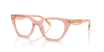 กรอบแว่นสายตา Coach HC6289U-5943 Transparent Peach Coach HC6289U-5943 5943 แว่นสายตาทรงตาแมวสีพีชโปร่งใส ผู้หญิง