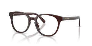 แว่นสายตา Coach HC6301F-5968 สีน้ำนมพีแคน มุมสามส่วนสี่