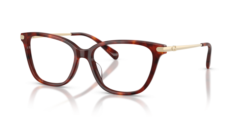 กรอบแว่นสายตา Coach HC6303U-5938 Walnut Tortoise แว่นสายตา Coach HC6303U-5938 ลายกระโทนน้ำตาลวอลนัท มุมสามส่วนสี่