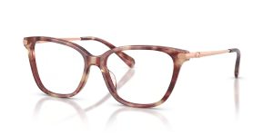 แว่นสายตา Coach HC6303U-5960 ลายกระสีม่วง มุมสามส่วนสี่