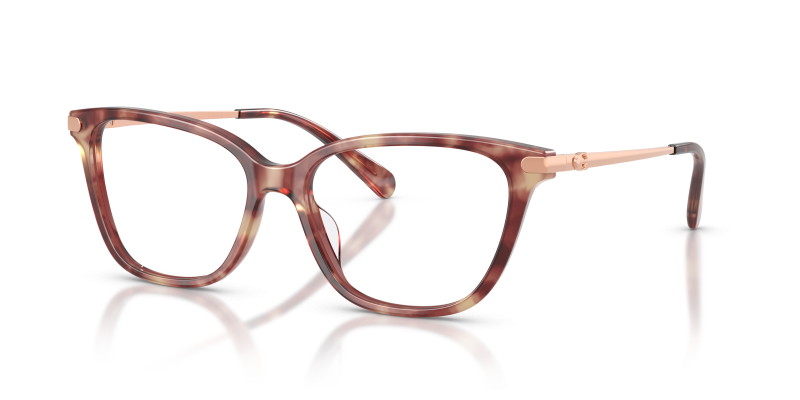 กรอบแว่นสายตา Coach HC6303U-5960 Purple Tortoise แว่นสายตา Coach HC6303U-5960 ลายกระสีม่วง มุมสามส่วนสี่