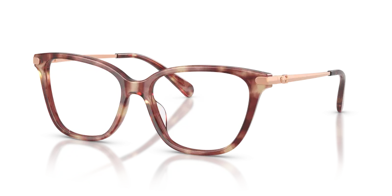 กรอบแว่นสายตา Coach HC6303U-5960 Purple Tortoise แว่นสายตา Coach HC6303U-5960 ลายกระสีม่วง มุมสามส่วนสี่