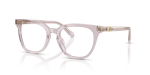 กรอบแว่นสายตา Coach HC6305U-5962 Transparent Mauve แว่นสายตา Coach HC6305U-5962 สีม่วงซีดโปร่งใส มุมสามส่วนสี่