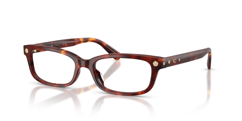 กรอบแว่นสายตา Coach HC6308U-5938 Walnut Tortoise แว่นสายตา Coach HC6308U-5938 ลายกระโทนน้ำตาลวอลนัท มุมสามส่วนสี่