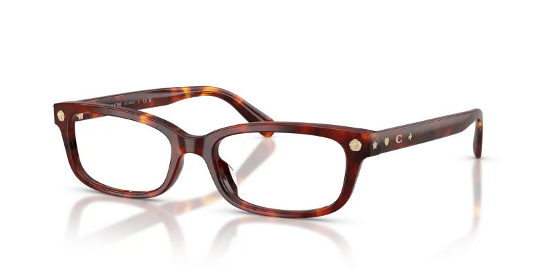 กรอบแว่นสายตา Coach HC6308U-5938 Walnut Tortoise แว่นสายตา Coach HC6308U-5938 ลายกระโทนน้ำตาลวอลนัท มุมสามส่วนสี่