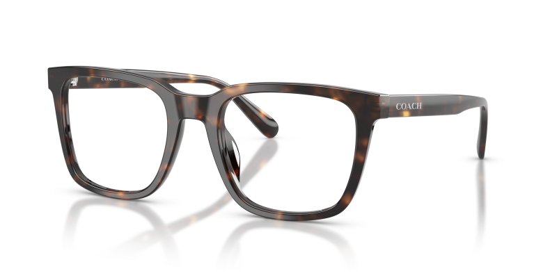 กรอบแว่นสายตา Coach HC6309U-5120 Dark Tortoise แว่นสายตา Coach HC6309U-5120 ลายเต่าเข้ม มุมสามส่วนสี่