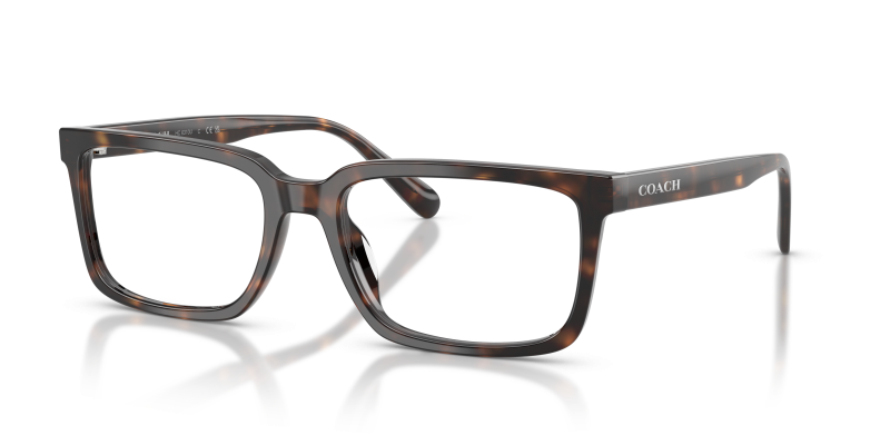 กรอบแว่นสายตา Coach HC6310U-5120 Dark Tortoise แว่นสายตา Coach HC6310U-5120 ลายเต่าเข้ม มุมสามส่วนสี่
