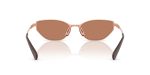แว่นกันแดด Coach HC7196D-9407/3 Shiny Rose Gold Light Brown แว่นกันแดด Coach HC7196D-9407/3 ขาแว่นด้านใน