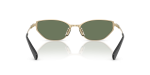 แว่นกันแดด Coach HC7196D-942982 Shiny Light Gold Green Solid แว่นกันแดด Coach HC7196D-942982 ขาแว่นด้านใน