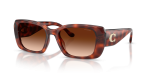 แว่นกันแดด Coach HC8435U-577474 Caramel Tortoise Brown Gradient Coach HC8435U 577474 แว่นกันแดดลายกระสีคาราเมล ผู้หญิง
