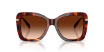แว่นกันแดด Coach HC8461U-593874 Walnut Tortoise Brown Gradient แว่นกันแดด Coach HC8461U-593874 ลายกระโทนน้ำตาลวอลนัท มุมด้านหน้า