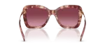 แว่นกันแดด Coach HC8461U-59608H Purple Tortoise Burgundy Gradient แว่นกันแดด Coach HC8461U-59608H มุมด้านหลัง ขาแว่นโลหะทองชมพู
