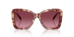 แว่นกันแดด Coach HC8461U-59608H Purple Tortoise Burgundy Gradient แว่นกันแดด Coach HC8461U-59608H ลายกระสีม่วง มุมด้านหน้า