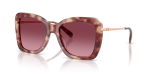 แว่นกันแดด Coach HC8461U-59608H Purple Tortoise Burgundy Gradient แว่นกันแดด Coach HC8461U-59608H เลนส์ไล่ระดับสีเบอร์กันดี มุมสามส่วนสี่