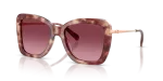 แว่นกันแดด Coach HC8461U-59608H Purple Tortoise Burgundy Gradient แว่นกันแดด Coach HC8461U-59608H เลนส์ไล่ระดับสีเบอร์กันดี มุมสามส่วนสี่