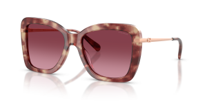 แว่นกันแดด Coach HC8461U-59608H เลนส์ไล่ระดับสีเบอร์กันดี มุมสามส่วนสี่