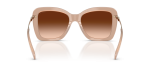 แว่นกันแดด Coach HC8461U-598074 Milky Light Brown Brown Gradient แว่นกันแดด Coach HC8461U-598074 มุมด้านหลัง ขาแว่นโลหะทองอ่อน
