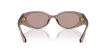 แว่นกันแดด Coach HC8462U-59627N Transparent Mauve Light Purple Solid แว่นกันแดด Coach HC8462U-59627N ขาแว่นด้านใน