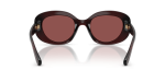 แว่นกันแดด Coach HC8463U-596375 Transparent Garnet Wine Solid แว่นกันแดด Coach HC8463U-596375 ขาแว่นด้านใน