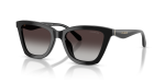 แว่นกันแดด Coach HC8464U-50028G Black Grey Gradient แว่นกันแดด Coach HC8464U-50028G สีดำ เลนส์ไล่ระดับสีเทา มุมสามส่วนสี่