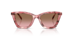 แว่นกันแดด Coach HC8464U-596414 Rose Watercolor Brown Pink Gradient แว่นกันแดด Coach HC8464U-596414 กุหลาบสไตล์สีน้ำ มุมด้านหน้า