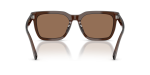 แว่นกันแดด Coach HC8466U-597373 Transparent Brown Brown Solid แว่นกันแดด Coach HC8466U-597373 มุมด้านหลัง ขาแว่นด้านใน