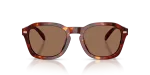 แว่นกันแดด Coach HC8467U-593873 Walnut Tortoise Brown Solid แว่นกันแดด Coach HC8467U-593873 มุมด้านหน้า