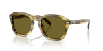 แว่นกันแดด Coach HC8467U-5945/2 Striated Olive Olive Solid แว่นกันแดด Coach HC8467U-5945/2 ลายเส้นโทนเขียวมะกอก เลนส์มะกอกสด