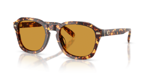 แว่นกันแดด Coach HC8467U-5974/3 ลายกระโทนมัสตาร์ด เลนส์มัสตาร์ด