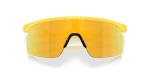 แว่นกันแดด Oakley Resistor OJ9010-43 Matte Yellow Prizm 24K แว่นกันแดด Oakley OJ9010-43 close-up ด้านหน้า
