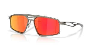 Oakley OO6031-02 603102 แว่นกันแดด Matte Gunmetal Prizm Ruby ทุกเพศ