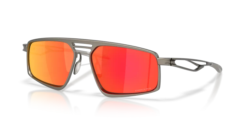 Oakley OO6031-02 603102 แว่นกันแดด Matte Gunmetal Prizm Ruby ทุกเพศ