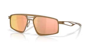 Oakley OO6031-03 603103 แว่นกันแดด Matte Bronze Prizm Rose Gold ทุกเพศ