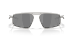 แว่นกันแดด Oakley Bushwick OO6031-05 Satin Chrome Prizm Black Polarized Oakley OO6031-05 603105 ด้านหน้า