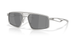 แว่นกันแดด Oakley Bushwick OO6031-05 Satin Chrome Prizm Black Polarized Oakley OO6031-05 603105 แว่นกันแดด Satin Chrome Prizm Black Polarized ทุกเพศ