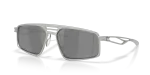 แว่นกันแดด Oakley Bushwick OO6031-05 Satin Chrome Prizm Black Polarized Oakley OO6031-05 603105 แว่นกันแดด Satin Chrome Prizm Black Polarized ทุกเพศ