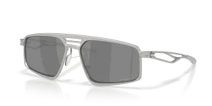 Oakley OO6031-05 603105 แว่นกันแดด Satin Chrome Prizm Black Polarized ทุกเพศ